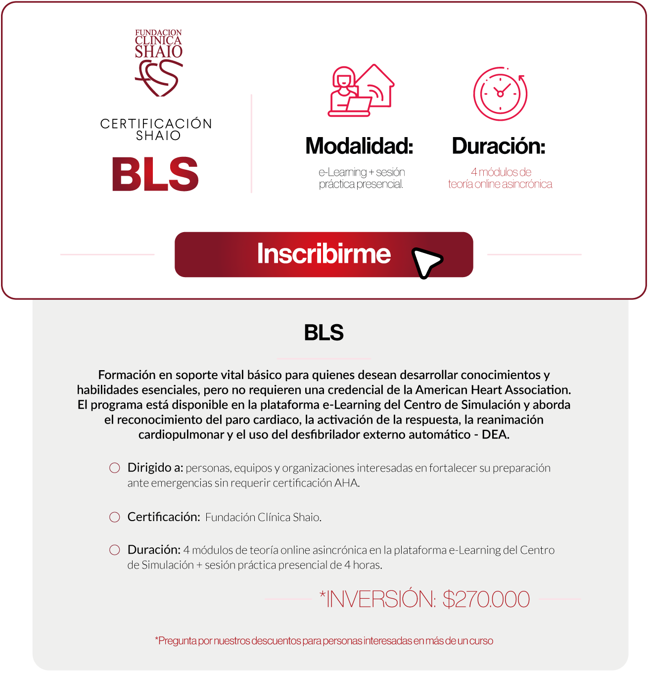 Curso BLS No AHA